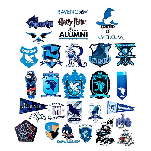 Ravenclaw Vinyl Stickers: Holographic, Waterproof - 60 Pack