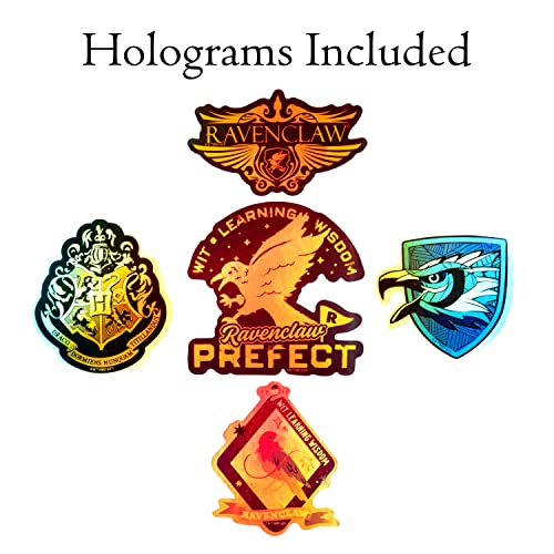 Ravenclaw Vinyl Stickers: Holographic, Waterproof - 60 Pack