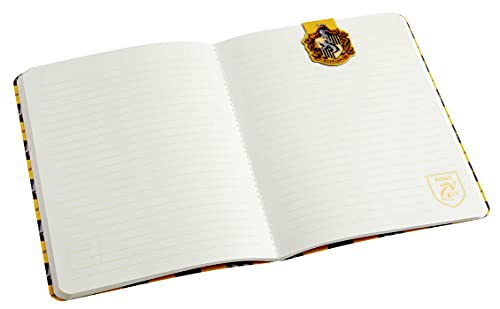 Hufflepuff Notebook with Page Clip: Harry Potter Collection