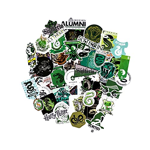 Harry Potter Slytherin Vinyl Stickers: 60 Unique + Holograms