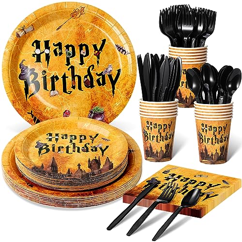 Wizard Birthday Party Supplies, Decor Set for 25