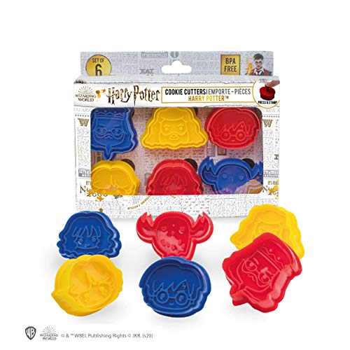 Harry Potter Cookie Cutters - Set of 6 - Official