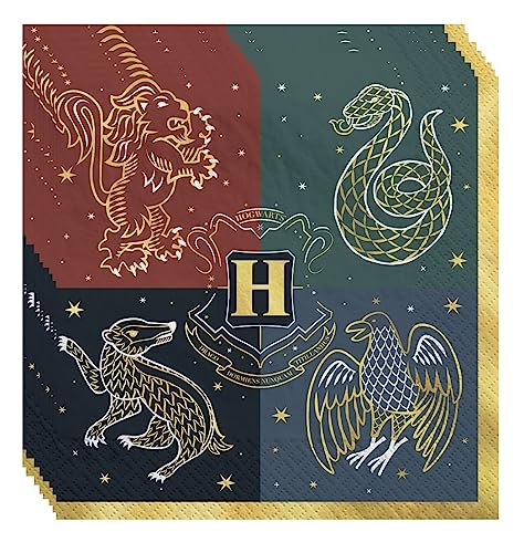 Harry Potter Hogwarts Party Bundle - Plates, Napkins, Cover