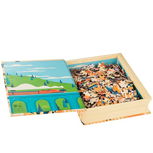 Harry Potter Hogwarts Puzzle with Illustrated Book