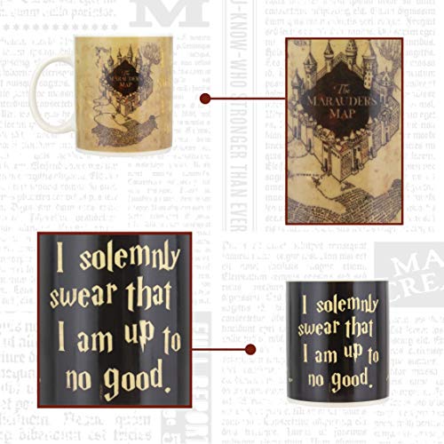 Marauders Map Color Changing Mug, Harry Potter