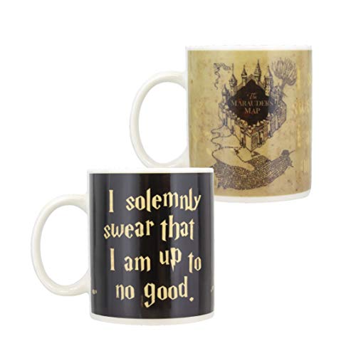 Marauders Map Color Changing Mug, Harry Potter