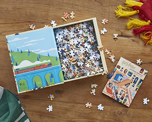 Harry Potter Hogwarts Puzzle with Illustrated Book