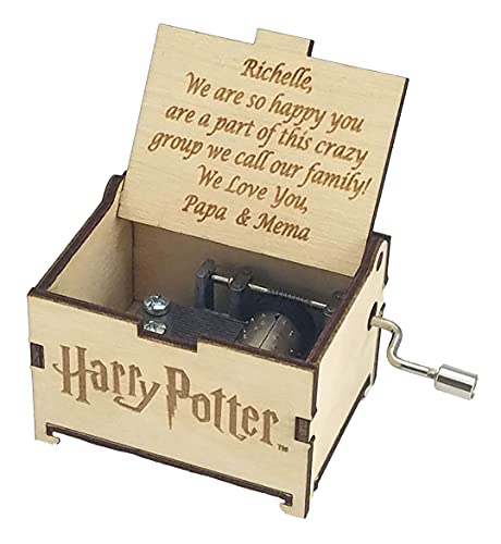 Personalized Harry Potter Mini Music Box with Hedwig's Theme