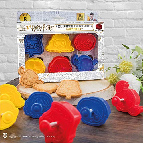 Harry Potter Cookie Cutters - Set of 6 - Official