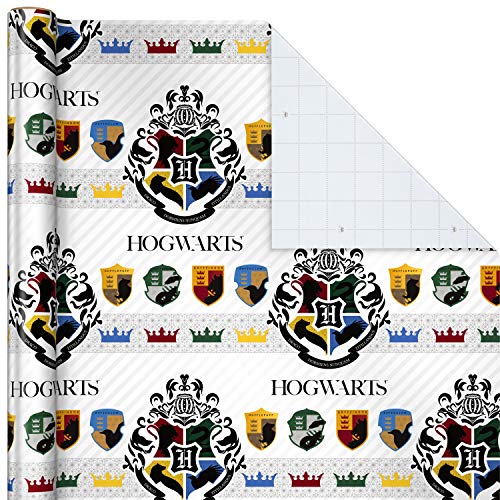 Harry Potter Wrapping Paper Set: Marauder's Map, Hogwarts Crest