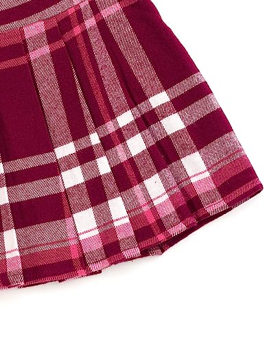 Harry Potter Plaid Pink/Maroon Girls Fleece Set