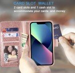 Shiny Leather Wallet Case for iPhone & Galaxy