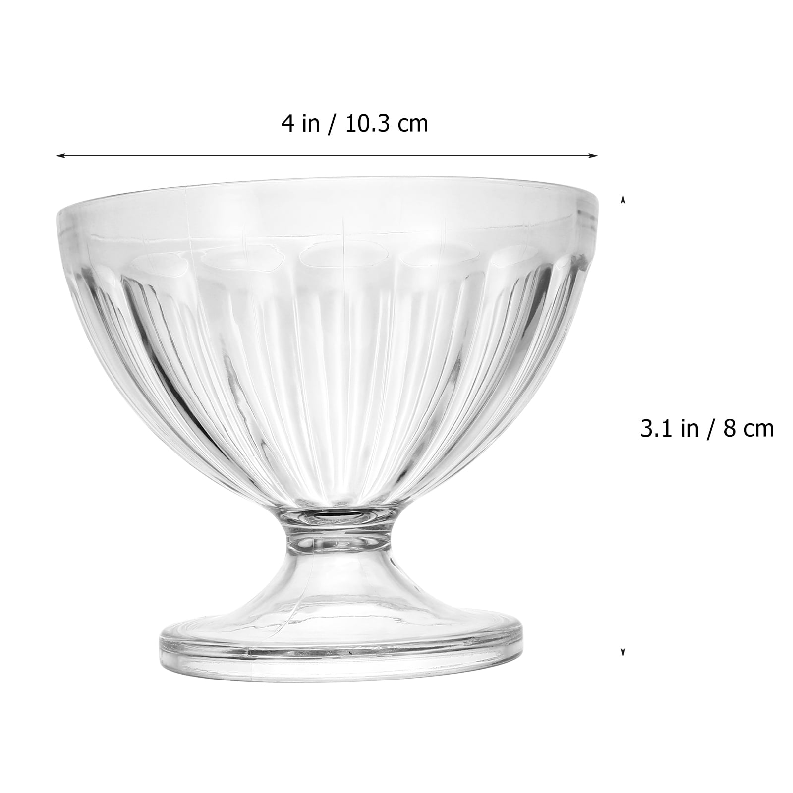Set of 3 Footed Dessert Bowls