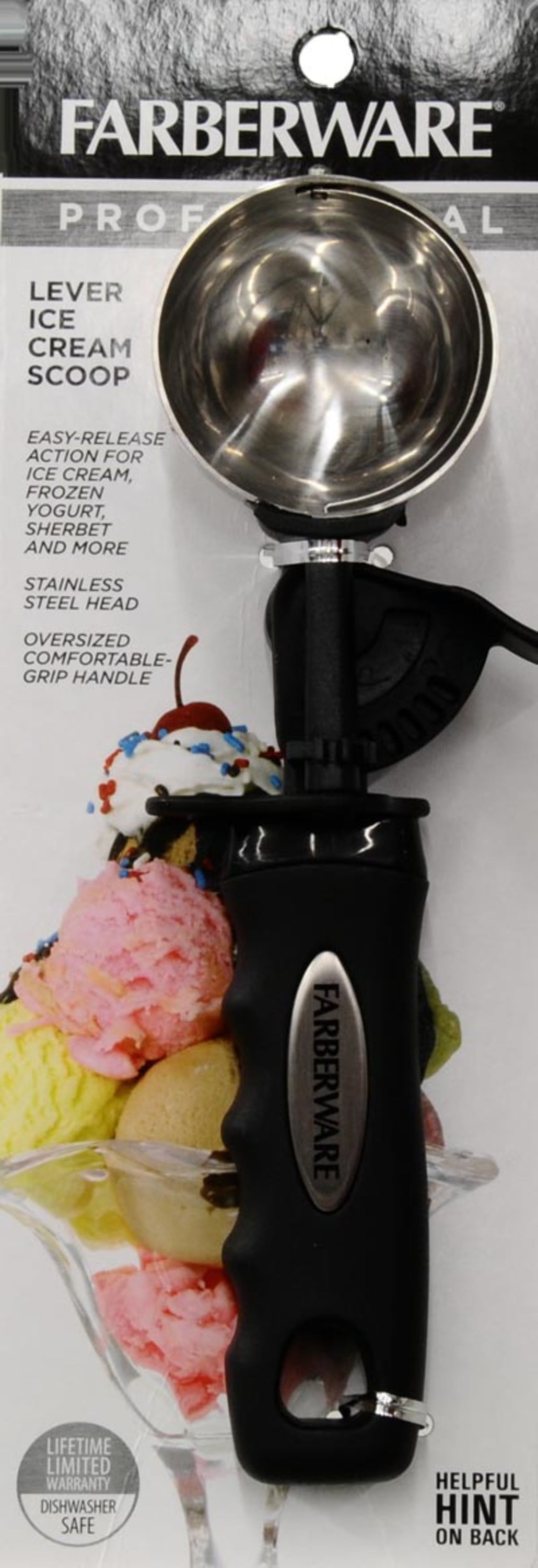 Stainless Steel Ice Cream Scoop with Lever