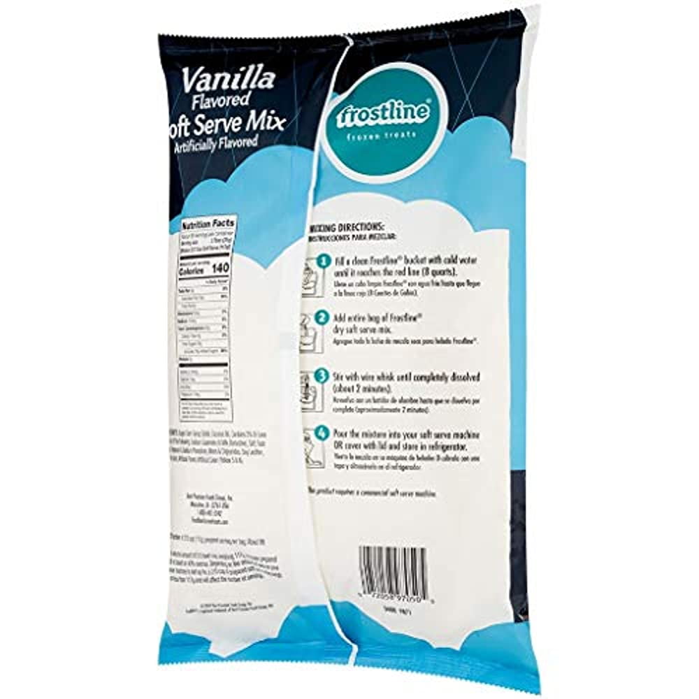 Frostline Vanilla Soft Serve Ice Cream Mix, 6 Pounds