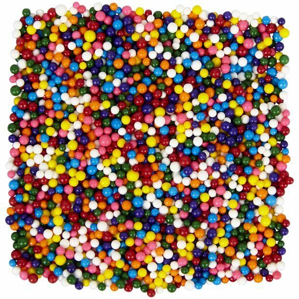 Rainbow Nonpareil Sprinkles for Desserts, Cakes & Cupcakes