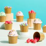 50 Disposable 5 oz Ice Cream Cups