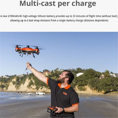 Swellpro Fisherman FD1 Fishing Drone with Hd Camera and Gps, FPV Camera IP67 Waterproof Drone, PL2-F VTX GL1 FPV Bundle
