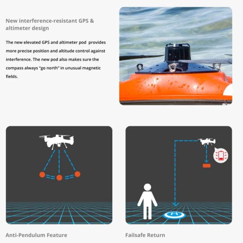 Waterproof Fisherman FPV Drone Bundle with VR Camera