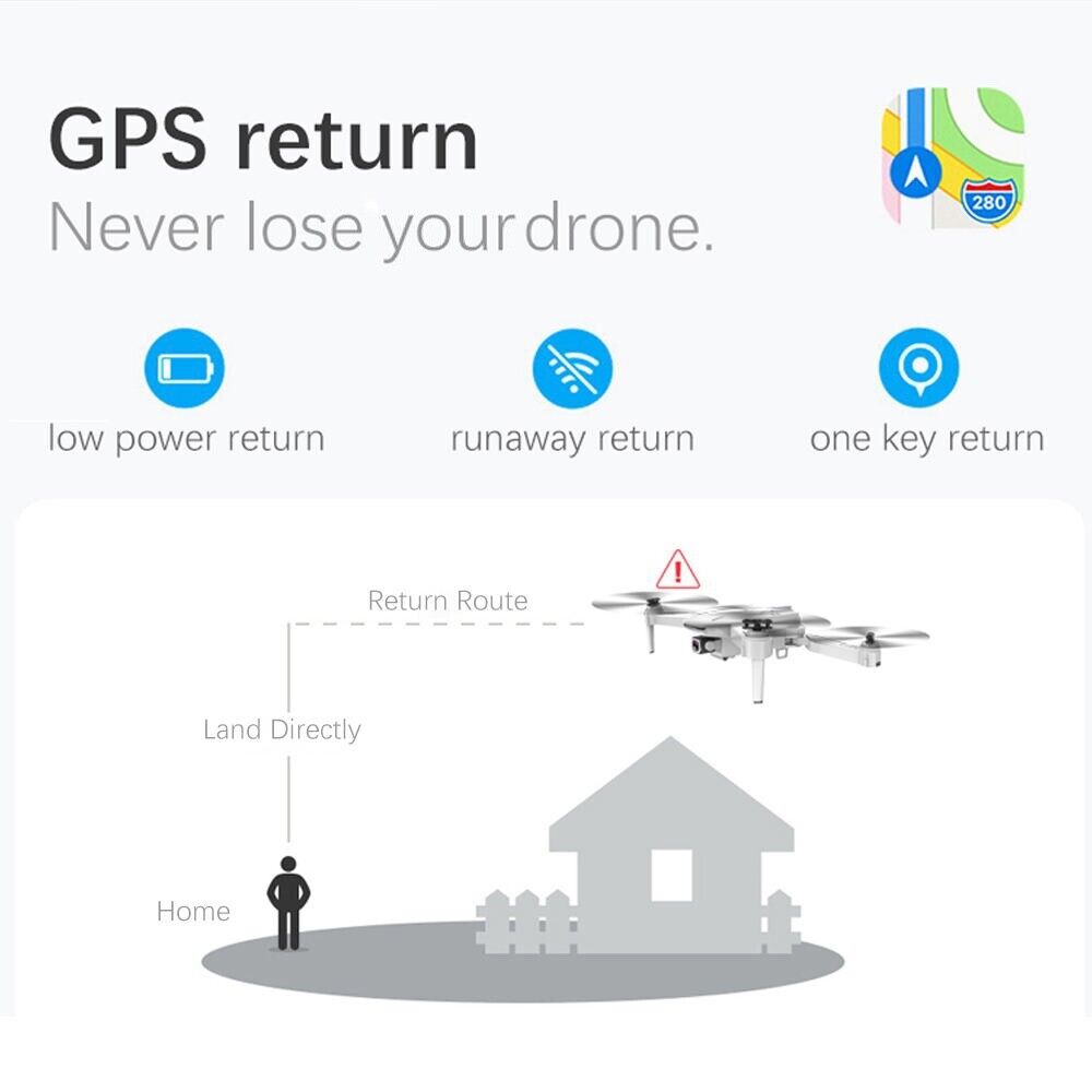 QuadAir GPS 4K Camera Drone - S162
