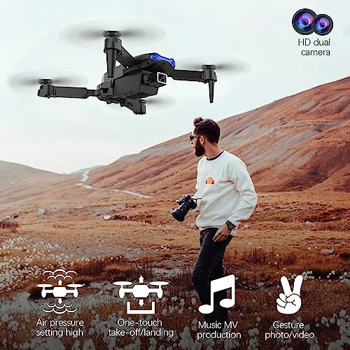 Foldable Mini Drone with 4K Dual HD Camera