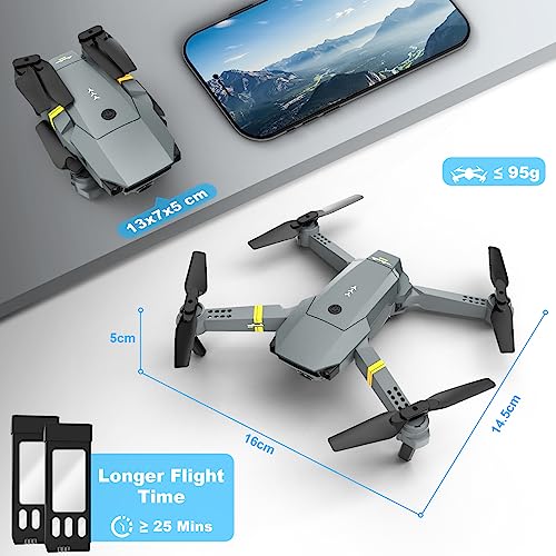 1080P HD Camera Drone: Altitude Hold, Gestures Selfie