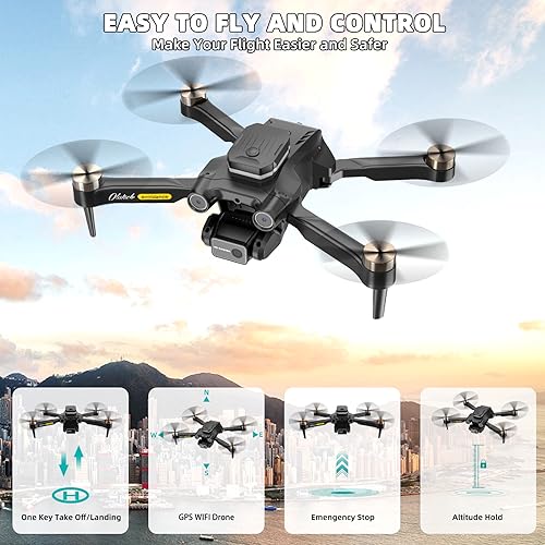 Foldable 4K HD GPS Drone for Adults/Beginners