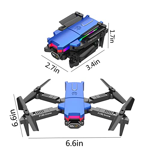 Foldable Pocket Drone with Dual 4K Cameras