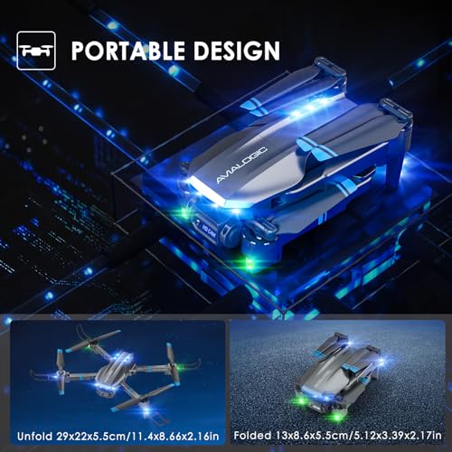 Foldable H24 Drone with 1080P HD FPV Camera
