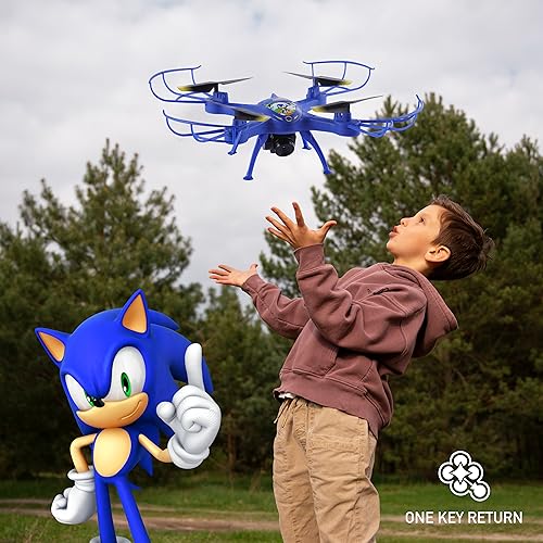 Sonic Sky Racer Drone - WiFi Camera, 3D Flips