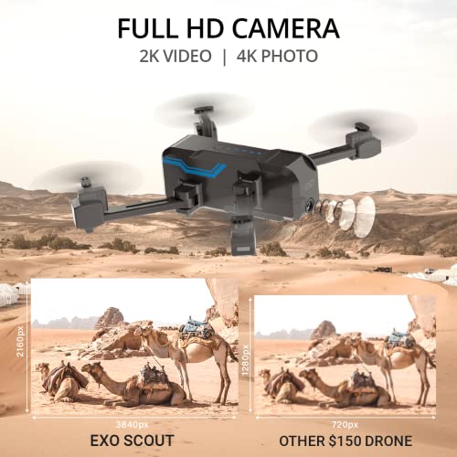HD Camera Drone Kit | 3 Batteries, Carry Case