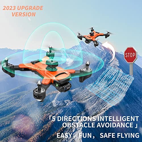 2023 Upgrade Drone with Dual Camera, Obstacle Avoidance