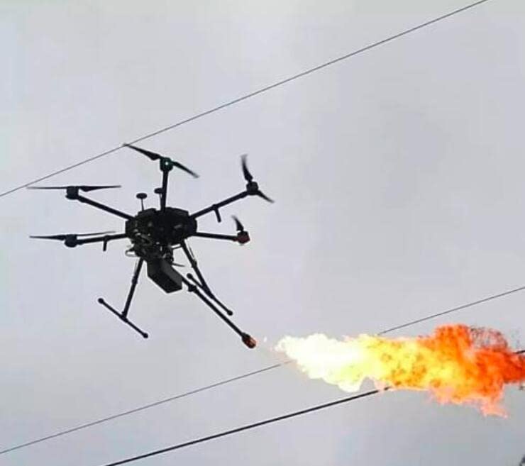 MEGAVM Flamethrower Drone