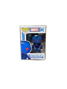 Funko Pop! Vinyl Marvel #04 Iron Man Blue Stealth Figure - RICC Exclusive Figure
