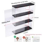 Wall-Mounted Acrylic Display Case for Vinyl Figures