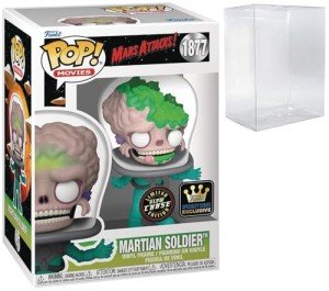 Funko Pop! Movies: Mars Attacks! #1877 Martian Soldier with Brain Figure