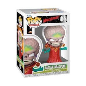 Funko Pop! Movies: Mars Attacks! #1874 Martian Ambassador Figure