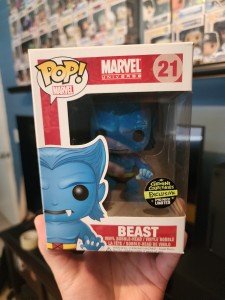 Funko Pop! Marvel #21 Marvel Universe: Series 2 - Beast Figure (Flocked)