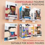 12-Pack White Acrylic Funko Pop Display Cases