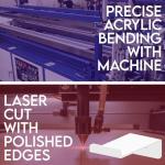 12-Pack White Acrylic Funko Pop Display Cases