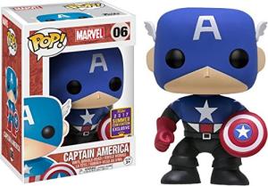 Funko Pop! Vinyl Marvel #06 Captain America (Bucky Barnes) SDCC 2017 Figure