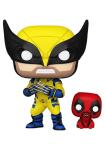 Funko Pop! Marvel #1403 Deadpool & Wolverine - Wolverine with Babypool Figure