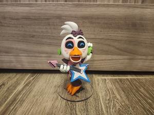 Youtooz Glamrock Chica #8 4.6" inch Vinyl Figure, Collectible FNAF Figure from Five Nights at Freddy's Collection