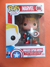 Funko Pop! Vinyl Marvel #06 Captain America Unmasked - 2014 Comikaze Exclusive Figure