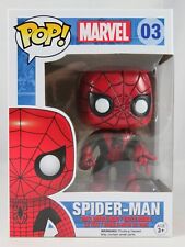 Funko Pop! Vinyl Marvel #03 Spider-Man Red & Black Hot Topic Exclusive Figure