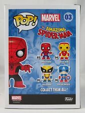 Funko Pop! Vinyl Marvel #03 Spider-Man Red & Black Hot Topic Exclusive Figure