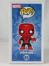 Funko Pop! Vinyl Marvel #03 Spider-Man Red & Black Hot Topic Exclusive Figure