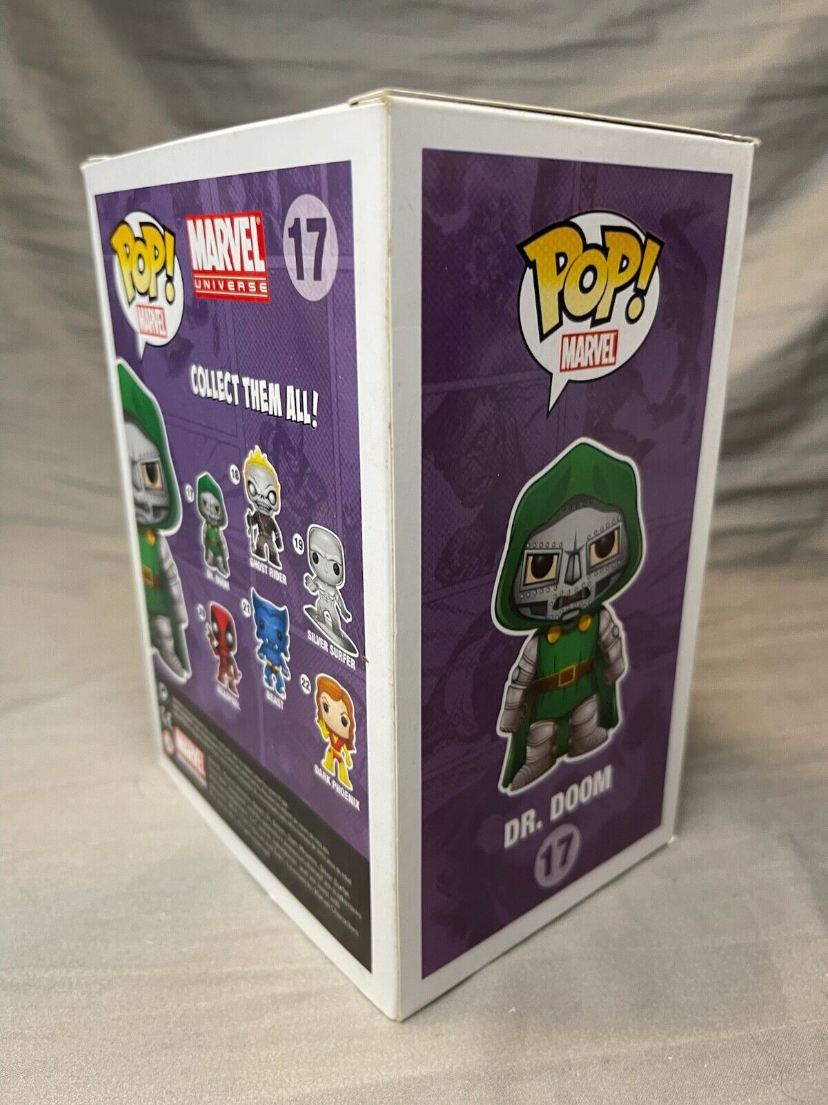 Funko Pop! Vinyl Marvel #17 Dr. Doom Black and White Fugitive Toys Exclusive Figure
