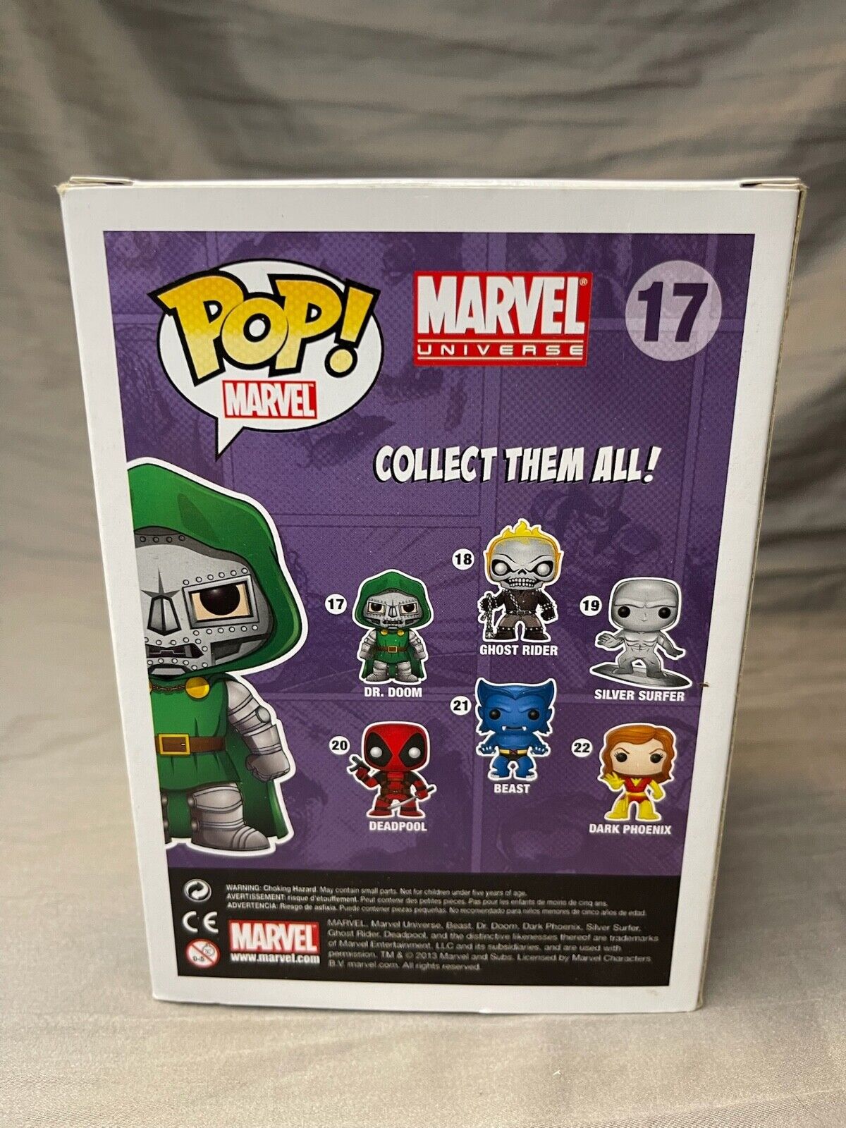 Funko Pop! Vinyl Marvel #17 Dr. Doom Black and White Fugitive Toys Exclusive Figure