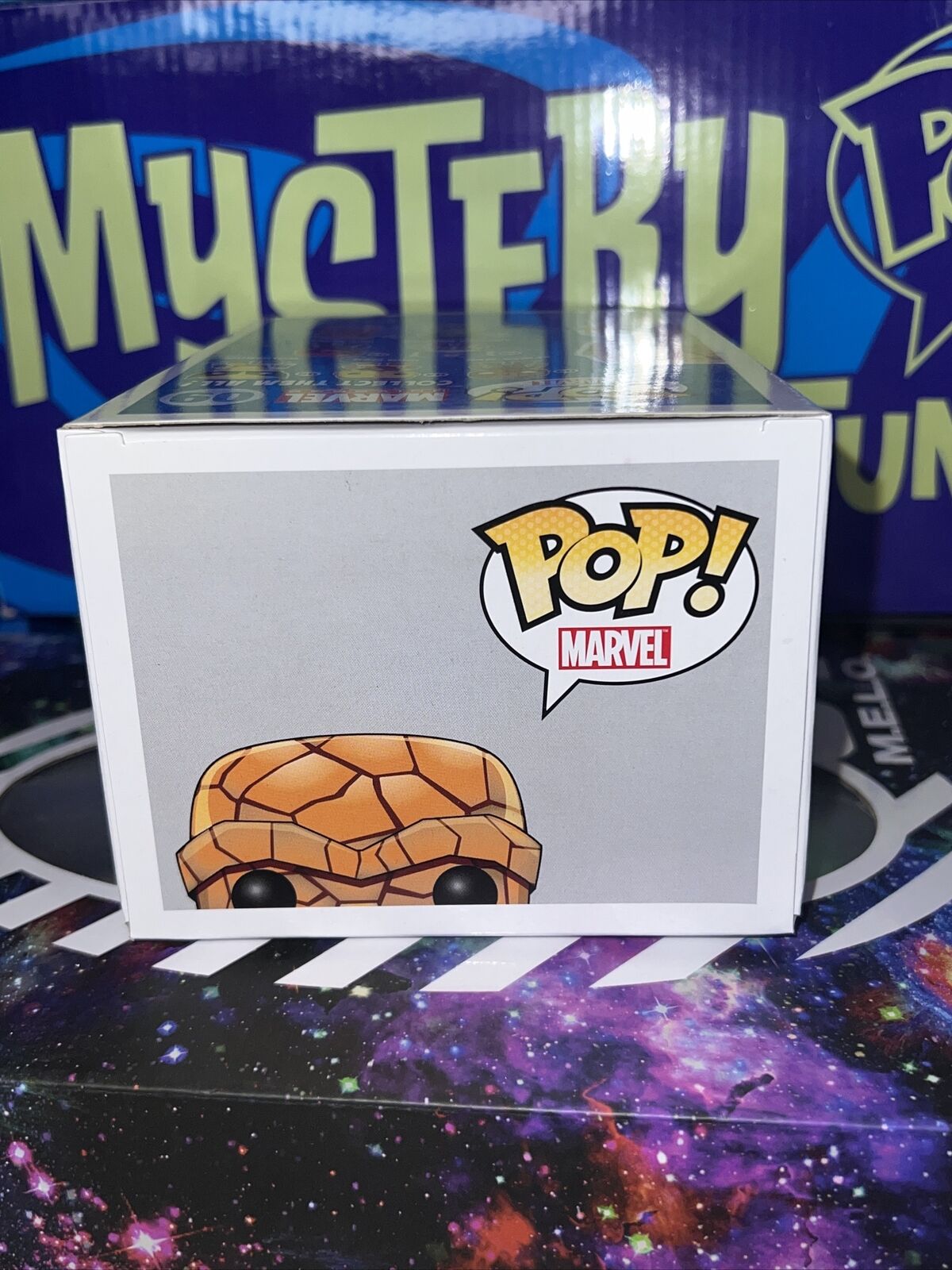 Funko Pop! Vinyl Marvel #09 The Thing (Fantastic Four) - 2011 SDCC Exclusive Metallic Figure